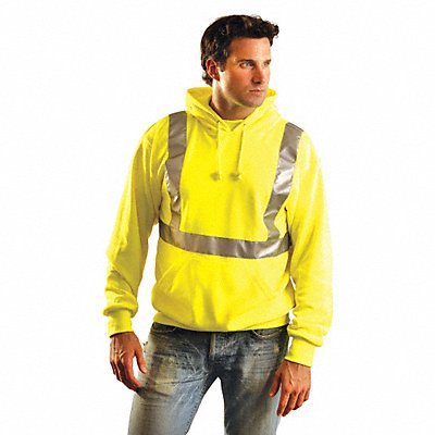 OCCUNOMIX LUXSWTLHY3X Sweatshirt Mens 3XL Yellow