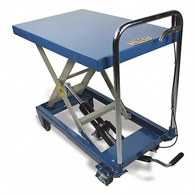 BAILEIGH INDUSTRIAL BCART Scissor Lift Cart 10-13/64In H Steel