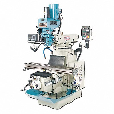 BAILEIGH INDUSTRIAL VM10543 Knee/Column Milling Machine 3ph 220V