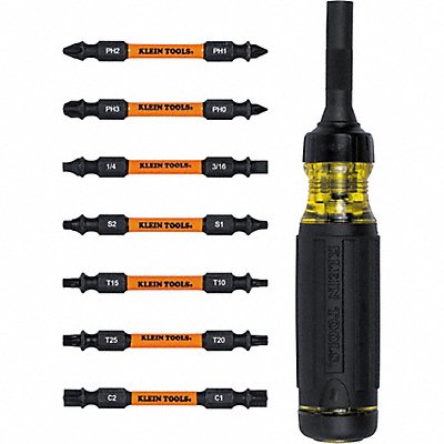 KLEIN TOOLS 32315HD Ratcheting Multibit Tz Screwdriver