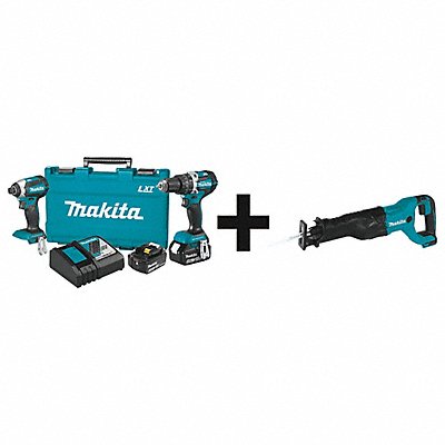 MAKITA XT269MXRJ04Z Cordless Combination Kit 3 Tools 18V DC