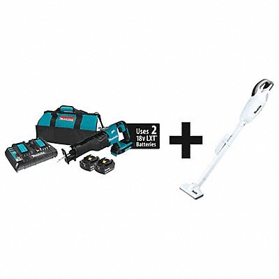 MAKITA XRJ06PTXLC02ZW Reciprocating Saw Kit 36VDC