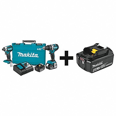 MAKITA XT269MBL1840B Cordless Combination Kit 2 Tools 18V DC