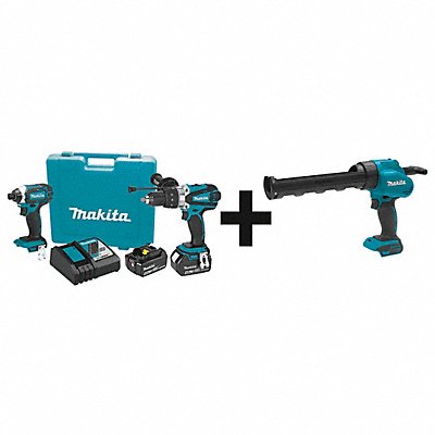 MAKITA XT263MXGC01Z Cordless Combination Kit 3 Tools 18V DC