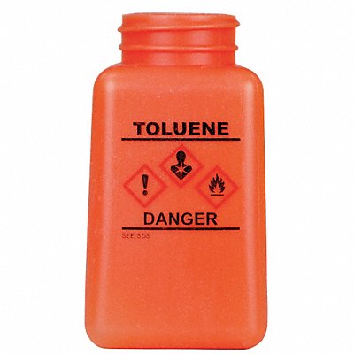 MENDA 35763 Graduated Toluene ESD Bottle 6 oz Wide