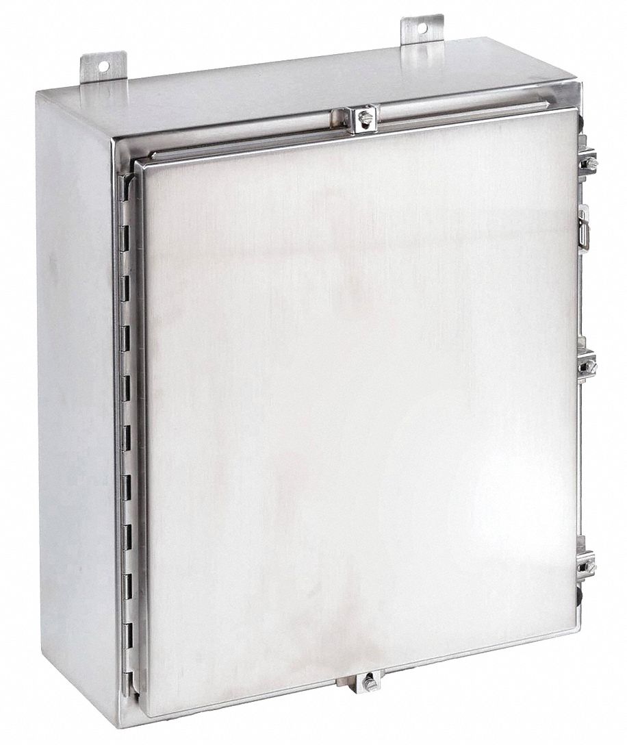 HOFFMAN A24H2008SS6LP Enclosure Metallic 24In.H x 20In.W x 8In.D