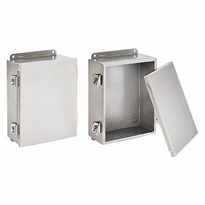 HOFFMAN A1008NFSS Enclosuresr Mtlc 10In.Hx 8In.Wx4In.D