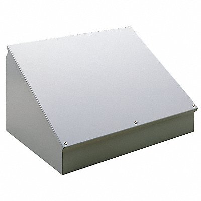 HOFFMAN C12C16 Sloped Top Encls Mtlc 12InHx16InWx9.09InD