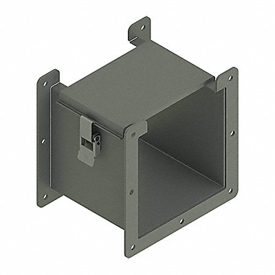 HOFFMAN F66L06 Lay-In Wireway 0.5 ft 6inWx6inH Steel