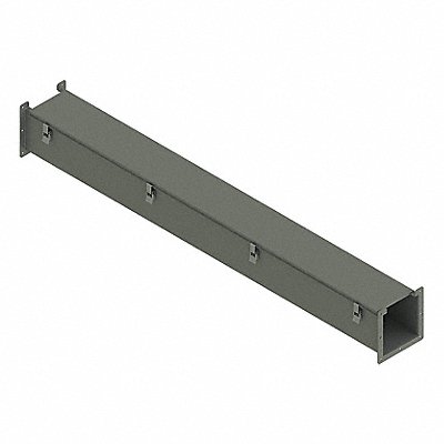HOFFMAN F66L60 Lay-In Wireway 5 ft 6inWx6inH Steel