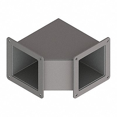 HOFFMAN F44WE90 Elbow 90 Deg Ind Steel 4in. H x 4in. L