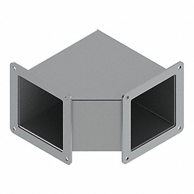 HOFFMAN F44WE90SS Elbow 90 Deg Ind SS 4in. H x 4in. L