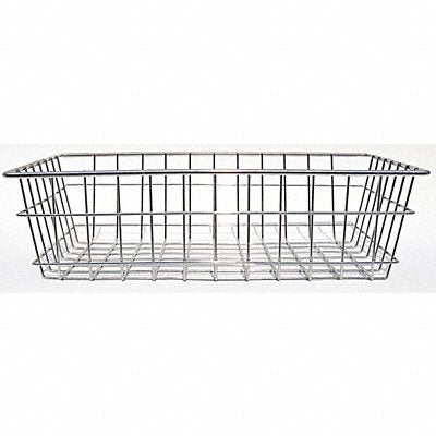 MARLIN STEEL WIRE PRODUCTS 00150A12 Storage Basket Rectangular Stainless
