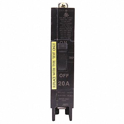 GE TEYF120 Circuit Breaker 20A 1P TEY 277VAC