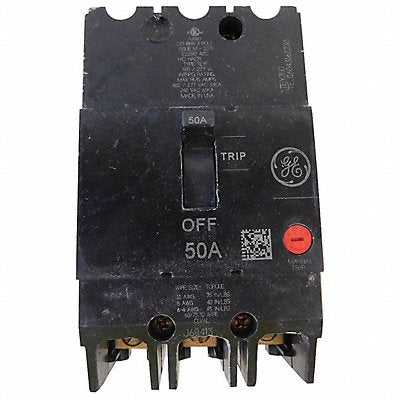 GE TEYF350 Circuit Breaker 50A 3P TEY 277/480VAC
