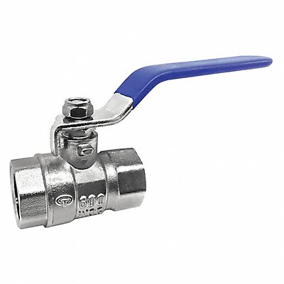 GRAINGER 107815NF Manual 2-Way Ball Valve IPS Brass
