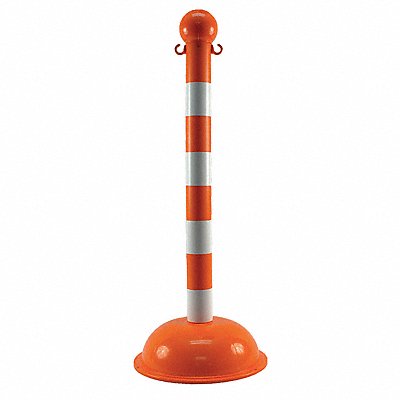 GRAINGER 999224 Heavy Duty Stanchion 41 in H PK4