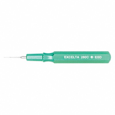EXCELTA 260CESD Spatula 2-1/2 In Metal Handle Green .020