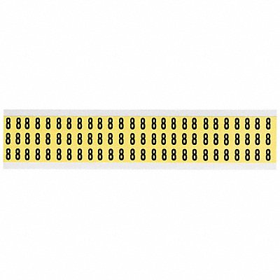 BRADY 15209 Number Label 9 3/4in.Hx9/16in.W Vinyl
