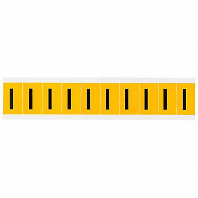 BRADY 1530I Letter Label I 1-1/2in.Hx7/8in.W