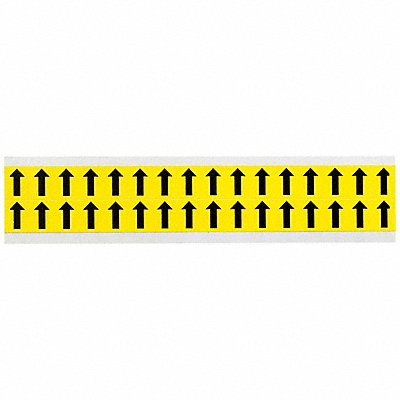 BRADY 3420ARO Letter Label Arrow 3/4inHx9/16inW Vinyl