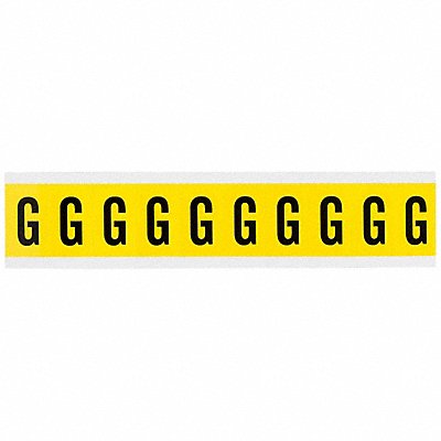 BRADY 3430G Letter Label G No Cards 1 Vinyl