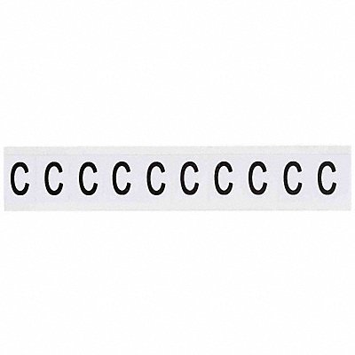 BRADY 9713C Letter Label 1-1/2 H 1-11/64 W