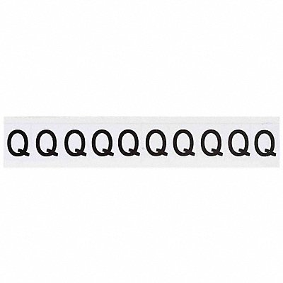 BRADY 9713Q Letter Label 1-1/2 H 1-11/64 W PK10