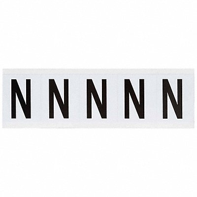 BRADY 9714N Letter Label 2-1/4 H 1-13/16 W PK5