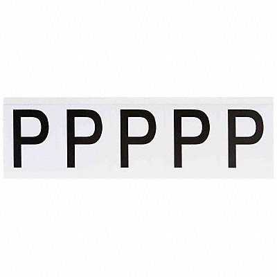 BRADY 9714P Letter Label 2-1/4 H 1-13/16 W PK5
