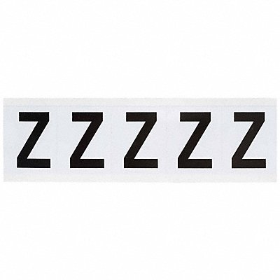 BRADY 9714Z Letter Label 2-1/4 H 1-13/16 W PK5