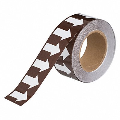 BRADY 109938 Pipe Marking Tape Brwn 2in W 90ft Roll L