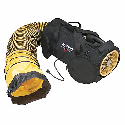 ALLEGRO 953508L Confined Space Blower Black/Yellow 15 W