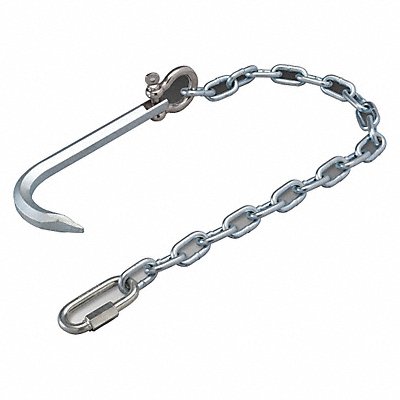 ALLEGRO 940132 Manhole Cover Hook Steel Silver
