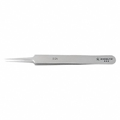 EXCELTA 5SA Tweezers SS Straight 4 1/4 L