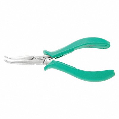 EXCELTA 2829 Bent Long Nose Plier 5-3/4 L Smooth