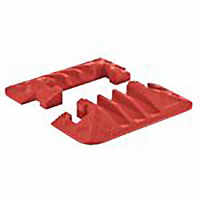 CHECKERS CPEC3X225O Hinged Cbl Protectr End Cap 3 Channls PR