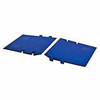 GRAINGER CPRP1X125BLU ADA Access Ramp Blue 3 ft PR