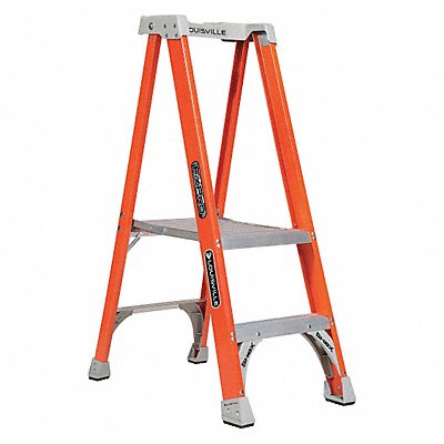 LOUISVILLE FXP1702 Platform Stepladder 1 ft.11 FGL 300 lb.