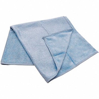 TOUGH GUY 32UV15 Microfiber Cloth 16 x 16 Blue PK24
