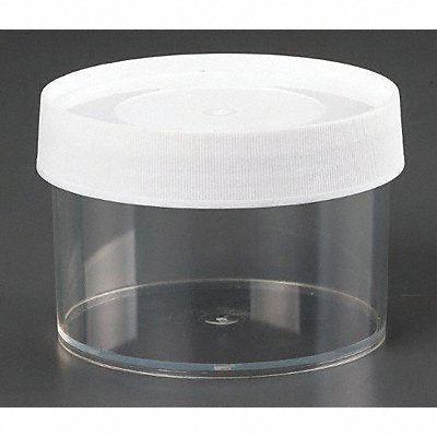 LAB SAFETY SUPPLY 32V494 Jar 500 mL 84 mm H Natural PK6