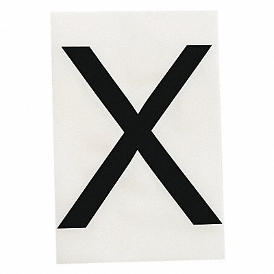 BRADY 121829 Floor Tape Black 4 inx6 in Square PK20