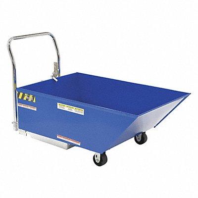 VESTIL HOPLPN Low Profile Hopper Blue 2 000 lb