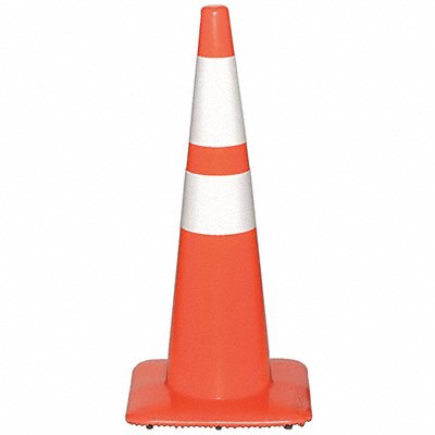 TAPCO 106871 Traffic Cone 28 In Orange White Collars