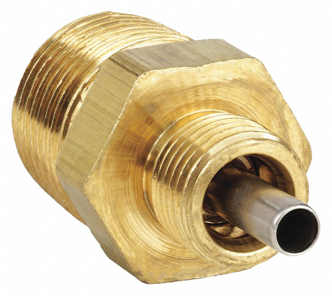 TRAMEC SLOAN 9681012NS Male Connector Compression Brass 1.63In