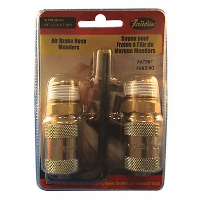 TRAMEC SLOAN 4120R6DRK Hose Mender Kit Brass