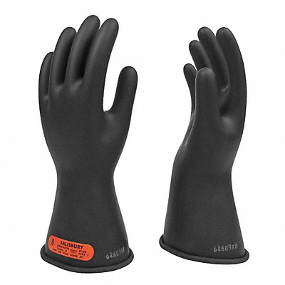 SALISBURY E011B8H D1025 Electrical Insulating Gloves Type I 8-1/2 PR1