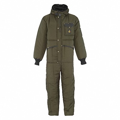 REFRIGIWEAR 0381RSAGMED Coverall Suit With Hood Sage Medium