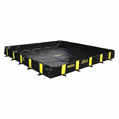 JUSTRITE 28518 Rigid-Lock QuickBerm(R) 475 gal Black