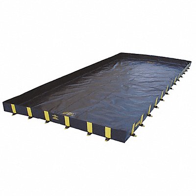 JUSTRITE 28526 Rigid-Lock QuickBerm(R) 1795 gal Black